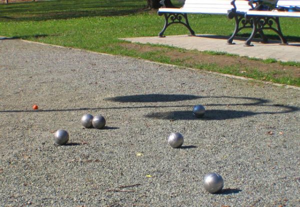 Boule im Kurpark