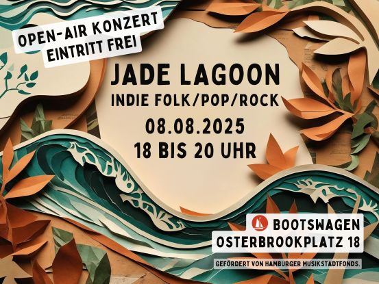 Jade Lagoon Indie Folk Pop BOOTsWagen, © Logo: Till Reynold / Bild: BOOT e.V. Hamburg