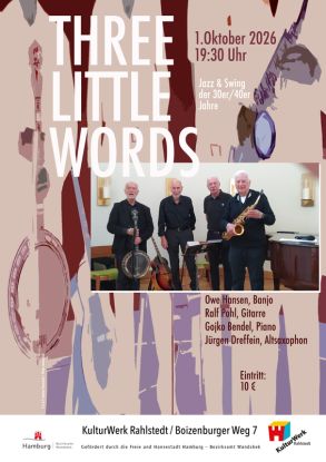 Three little Words - Swing and Jazz, &copy; KulturWerk Rahlstedt e.V., Katharina Joanowitsch