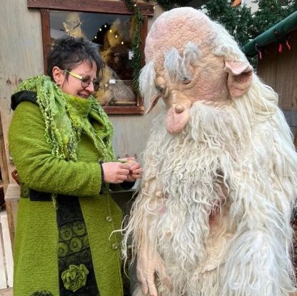 Margit-Röhm-Yeti, © Margit Röhm trilunafilzkunst