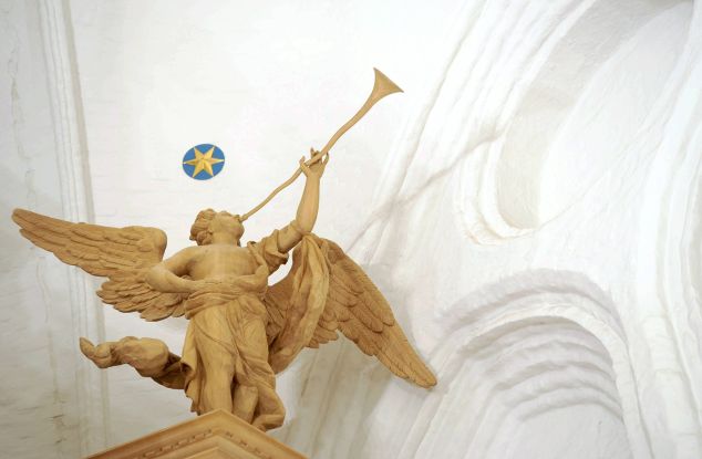 Prospektengel der gro&szlig;en Orgel in St. Katharinen, &copy; Michael Zapf