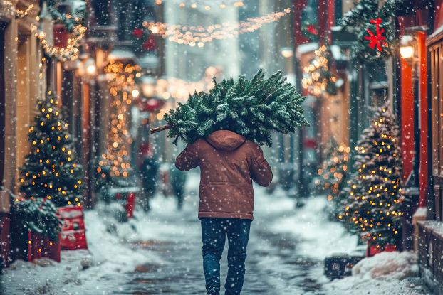 Weihnachtsbaumweitwurf, © Adobe Stock