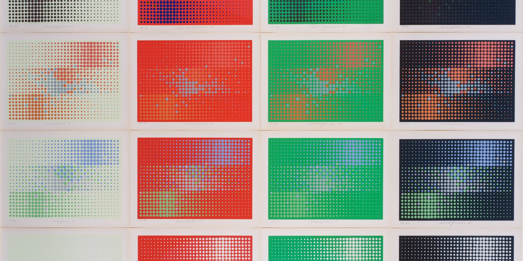 Almir Mavignier: permutation horizontal, 1961, sammlung mavignier, © © atelier mavignier