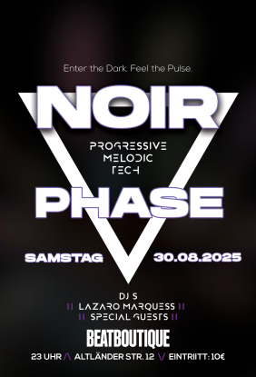 Flyer der Veranstaltung, © Beat Boutique