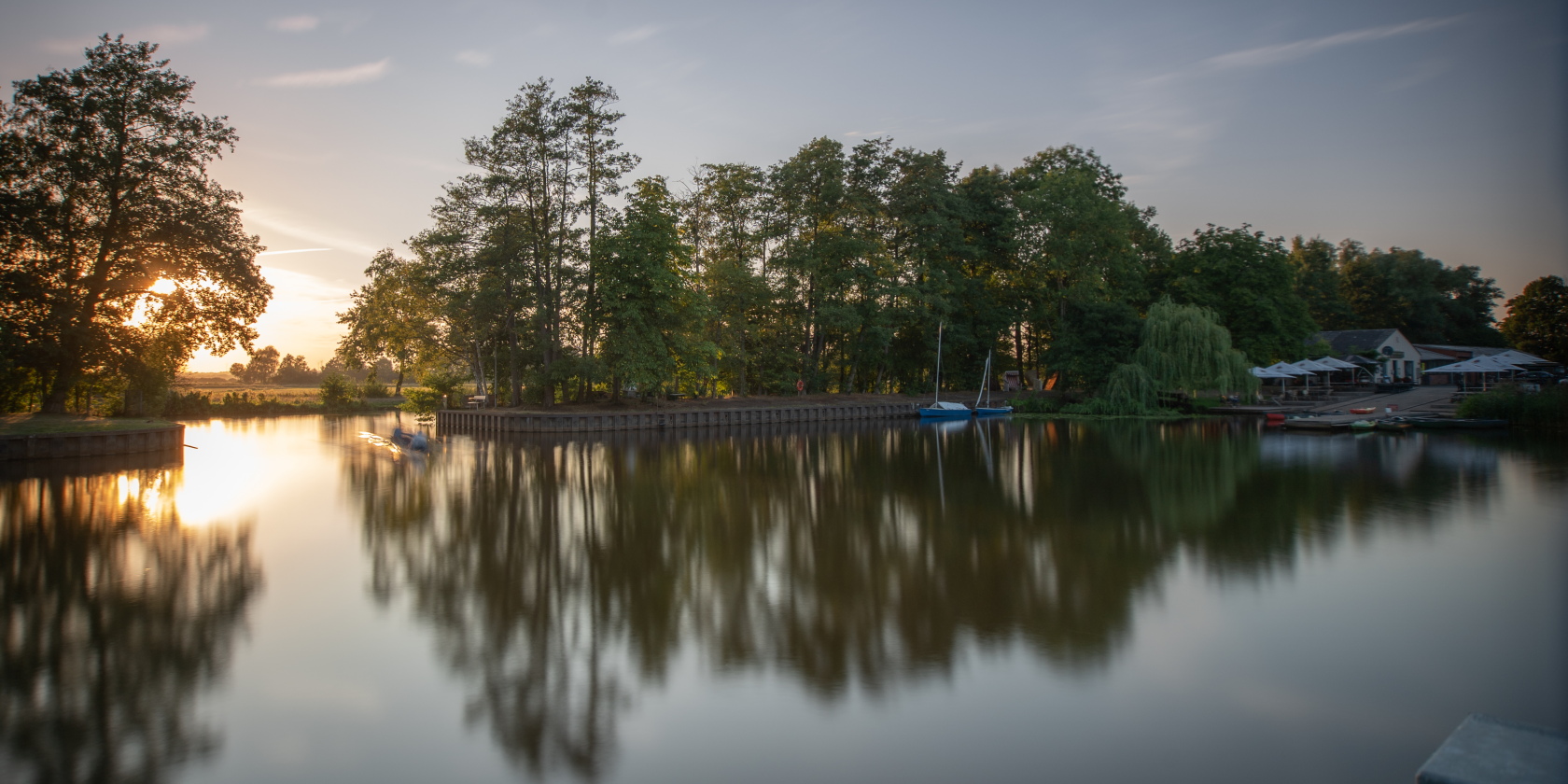 Abenddämmerungsfahrt mit dem Torfkahn, © Karsten Schöpfer