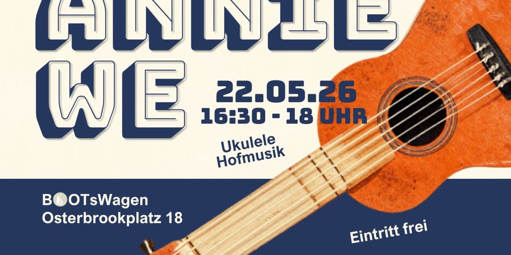 Annie We Eintritt frei Konzert Bootswagen, &copy; BOOT e.V. Hamburg