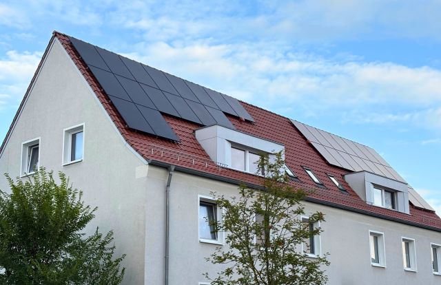 PV-Anlage auf einem Mehrfamilienhaus, © Landkreis Lüneburg