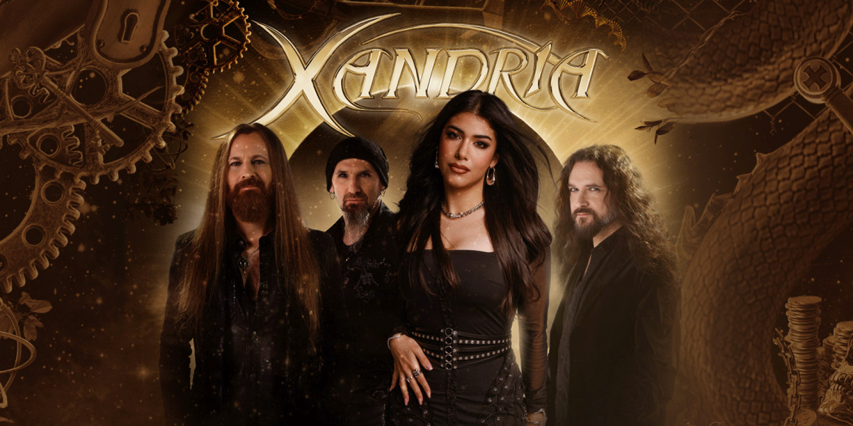 Xandria - Eclipse European Tour 2026 - Support: Seven Spires & Secret Rule, &copy; links im Bild