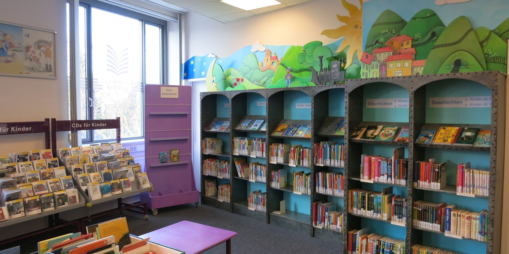 Der Kinderbereich in der Bücherhalle Niendorf, © Bücherhallen Hamburg