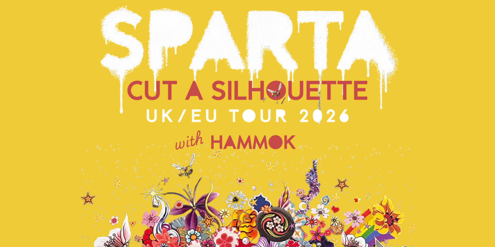 Sparta - Cut A Silhouette Tour 2026 - Support: Hammok, &copy; links im Bild
