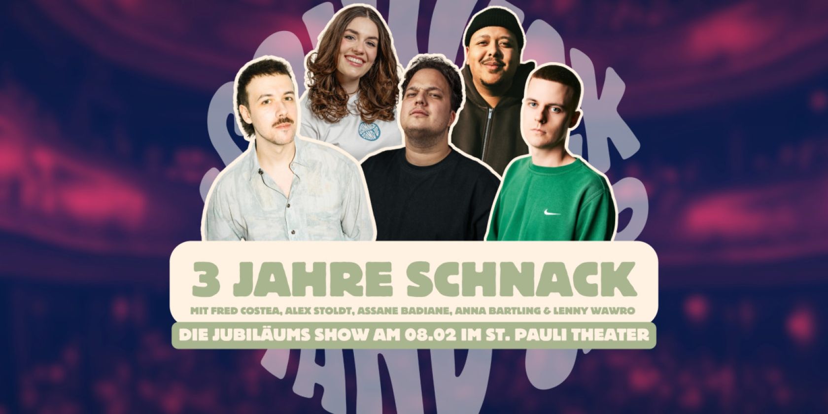 Schnack Stand up goes St. Pauli Theater, © Schnack Stand up 3
