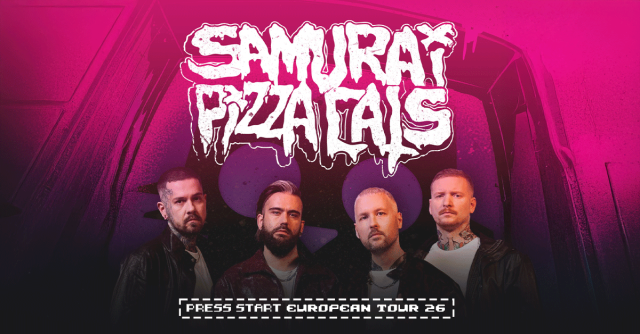 Samurai Pizza Cats - Press Start European Tour 2026, &copy; links im Bild
