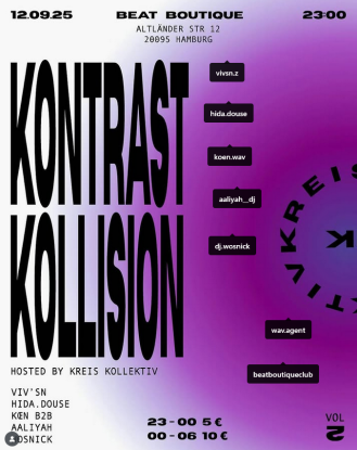 Flyer der Veranstaltung, © Beat Boutique