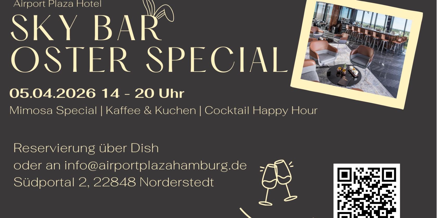 Flyer Oster-Special SKY BAR, &copy; Stefanie Kolodzik