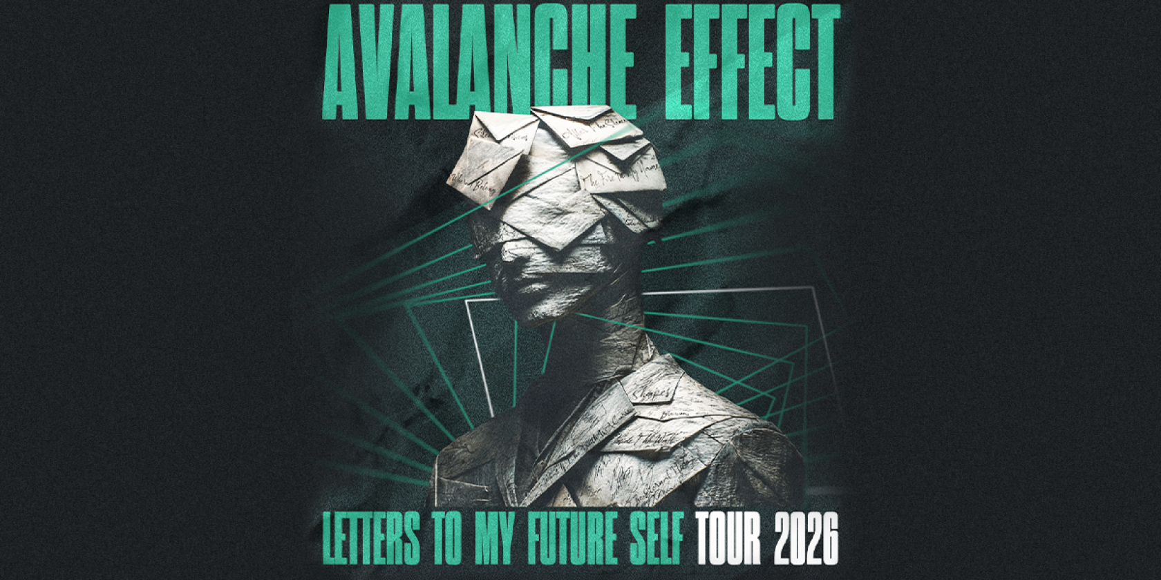Avalanche Effect - LETTERS TO MY FUTURE SELF TOUR 2026, &copy; links im Bild