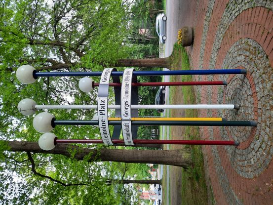 Gedenken der St&auml;dtepartnerschaft Soltau&ndash;Laon mit Kranzniederlegung am Georges-Lemoine-Platz, &copy; Stadt Soltau