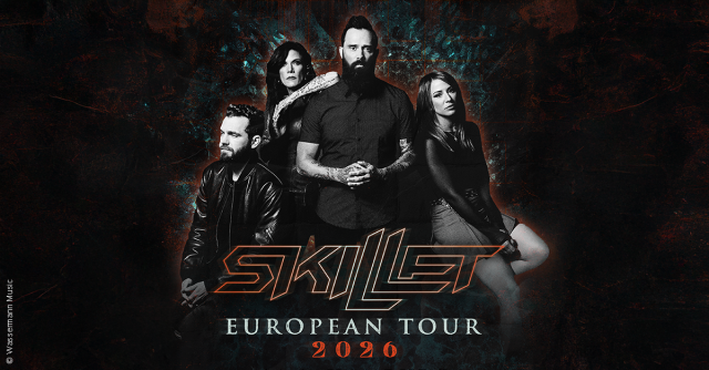 Skillet - European Tour 2026, &copy; links im Bild