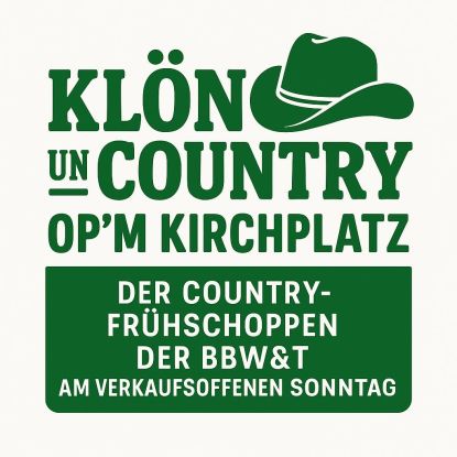 Logo der Country-Frühschoppen der BBW&T, © Bad Bevensen Verein Wirtschaft & Tourismus