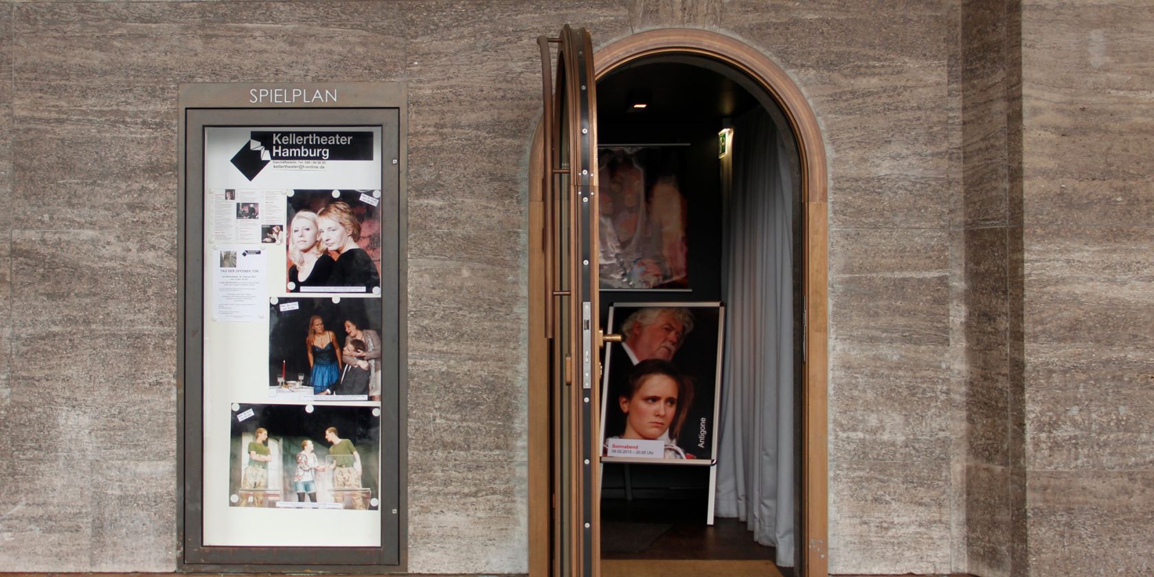 Der Eingang zum Kellertheater, © Joachim Kahl