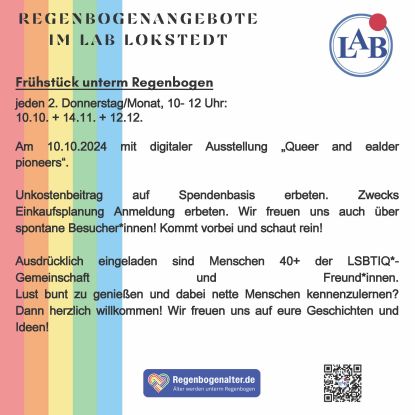 Regenbogenangebote Lokstedt_OktoberNovmberDezember, © LAB e.V.