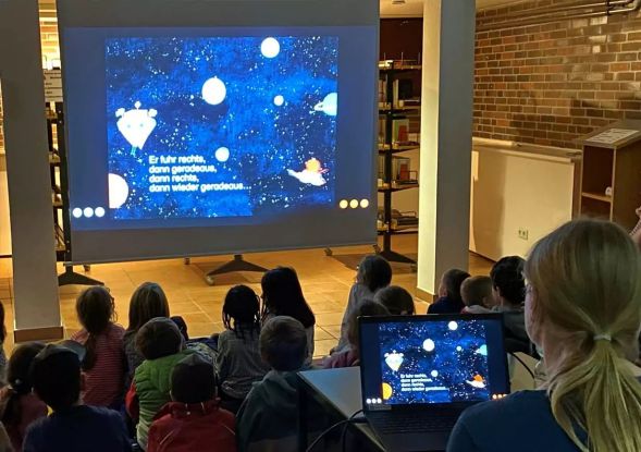 Onilo-Bilderbuchkino - live, &copy; B&uuml;cherei der Hansestadt Uelzen