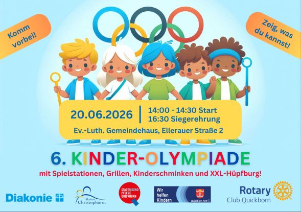 6. Kinderolympiade, &copy; Diakonie, Rotary, Stadtjugendplege Quickborn und andere