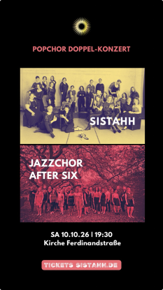 PopchorDoppel Jazzchor after six (Hannover) & SISTAHH (Hamburg), &copy; SISTAHH Hamburg Singing Society