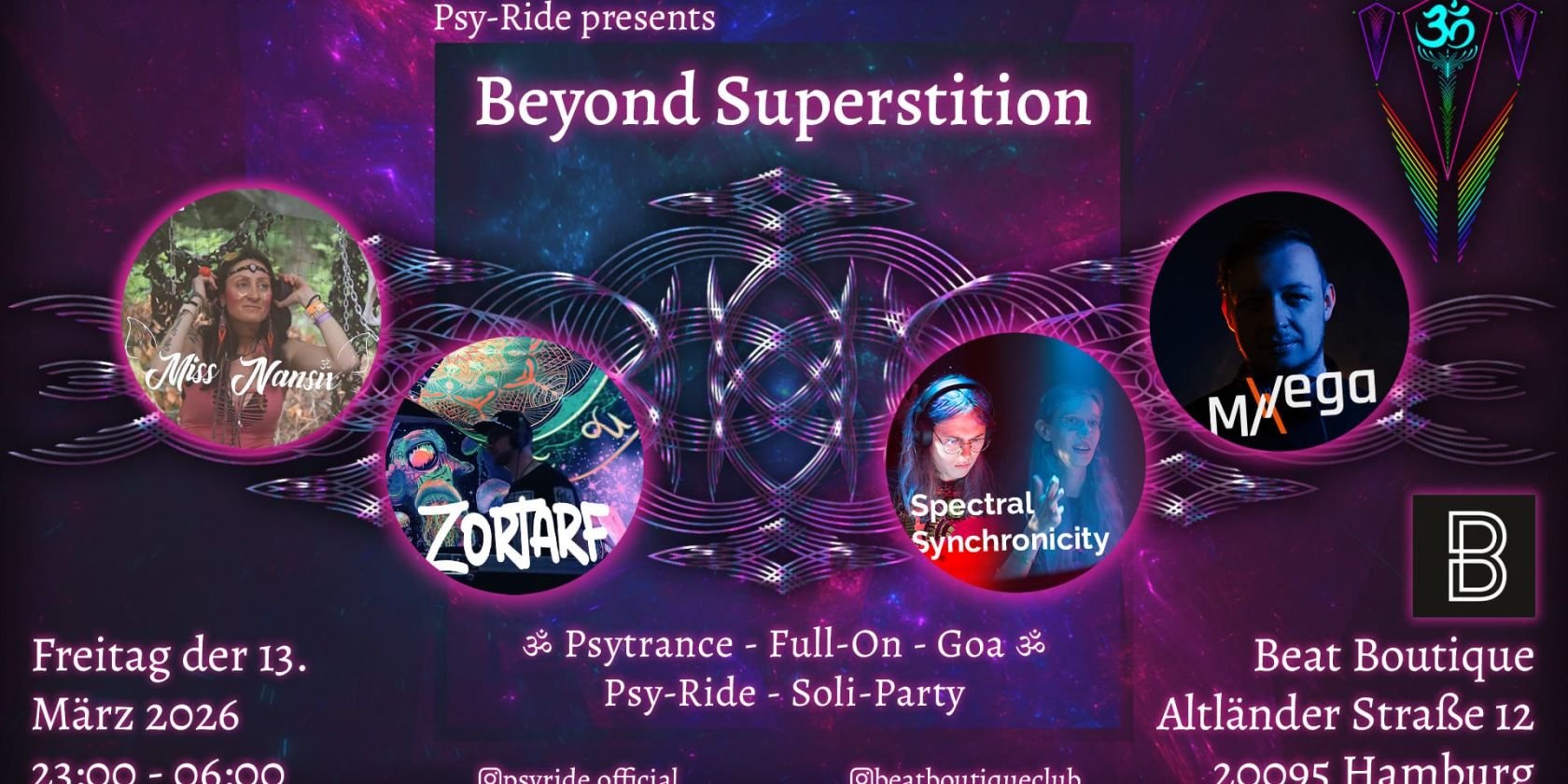 Flyer der Veranstaltung, &copy; Beat Boutique