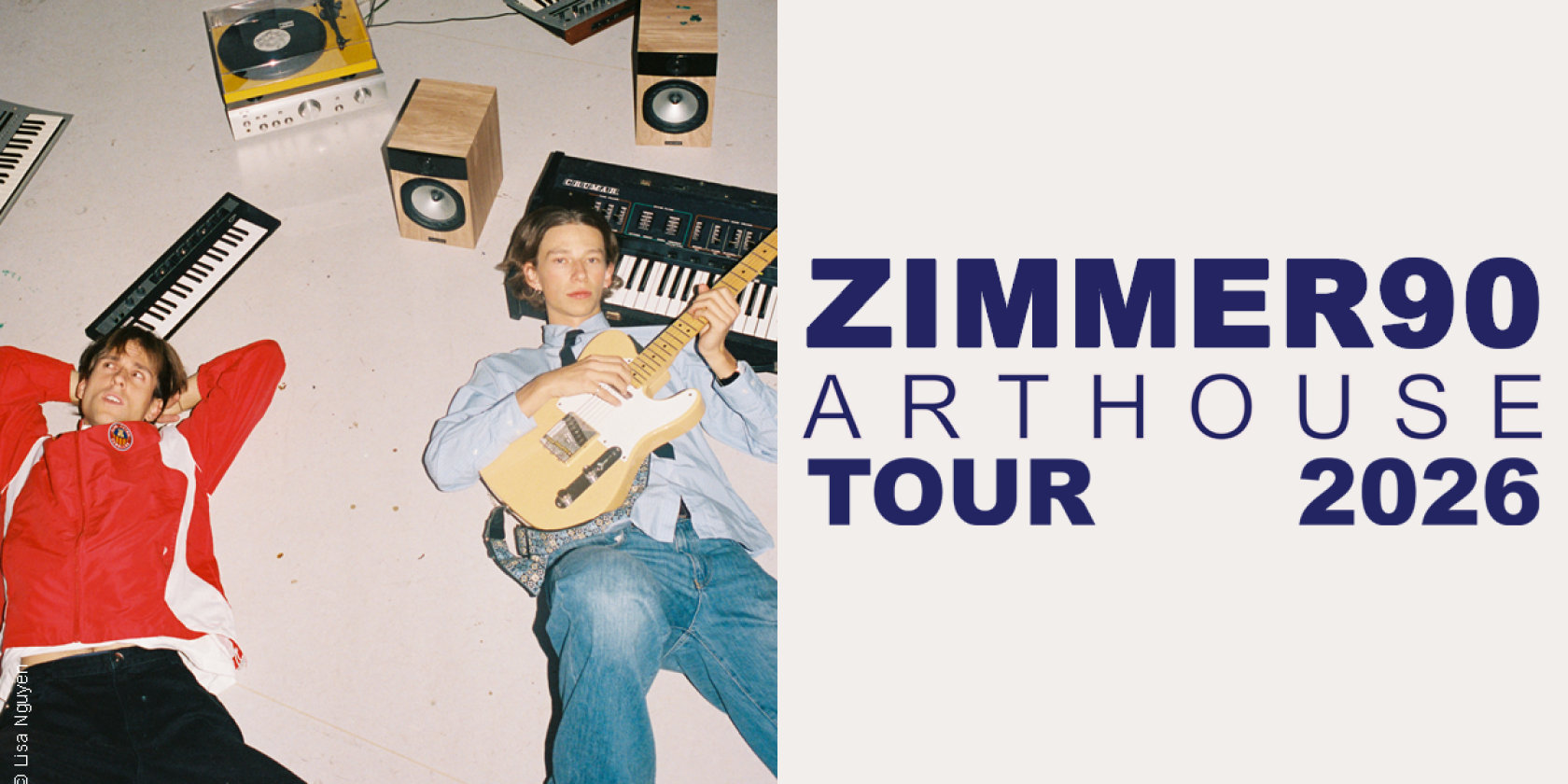 Zimmer90 - Arthouse Tour 2026, &copy; links im Bild