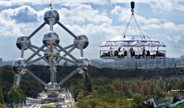 Dinner in the Sky Plattform, © Mindset Media GmbH