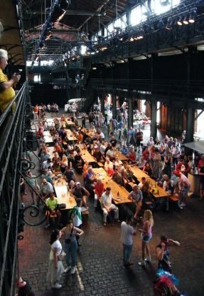 Per Rad zum Rock auf dem Fischmarkt, &copy; ADFC Pinneberg