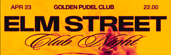 ELM STREET poster, &copy; yamagucci42