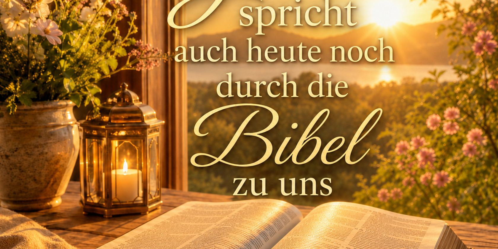 Gott spricht durch die Bibel zu uns