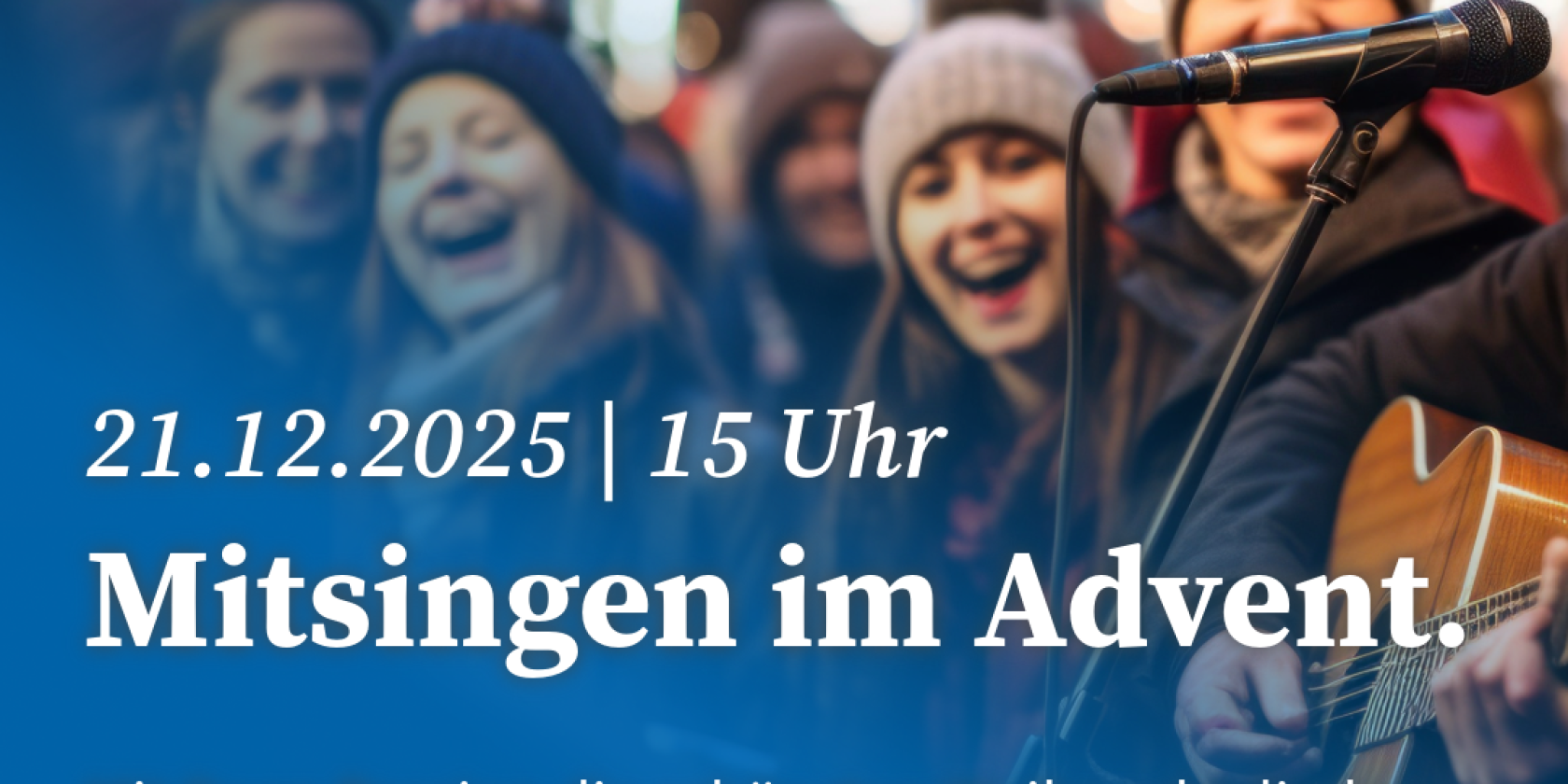 Mitsingen im Advent mit Deep Passion, &copy; stadt celle