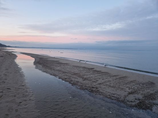 Sonnenaufgang an der Lübecker Bucht, © Eigene Aufnahme