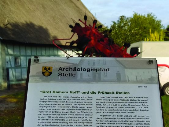 F&uuml;hrung: Arch&auml;ologische F&uuml;hrung in Stelle mit Besichtigung des Dorfmuseums Behr, &copy; Museum im Marstall