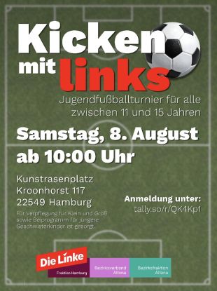 Kicken mit Links, &copy; Linksfraktion Hamburg