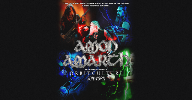 Amon Amarth - The Allfather Awakens - Europe & UK 2026, &copy; links im Bild