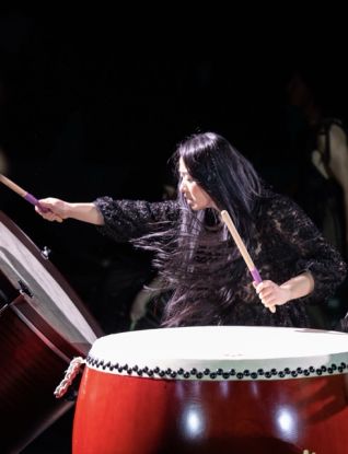 Trommelworkshop mit Lin Chen-Sievers, &copy; Steffen Baraniak