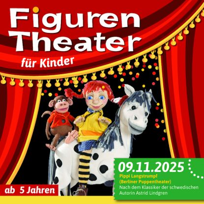 Figurentheater in der CD-Kaserne: Pippi Langstrumpf - Gespielt vom Berliner Puppentheater, Quelle: Reservix