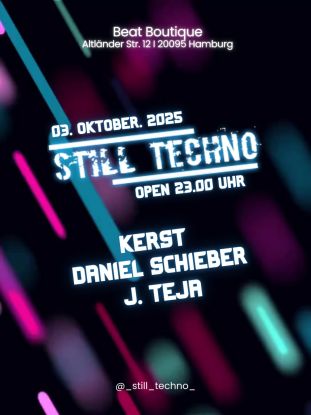 Flyer der Veranstaltung, © Beat Boutique