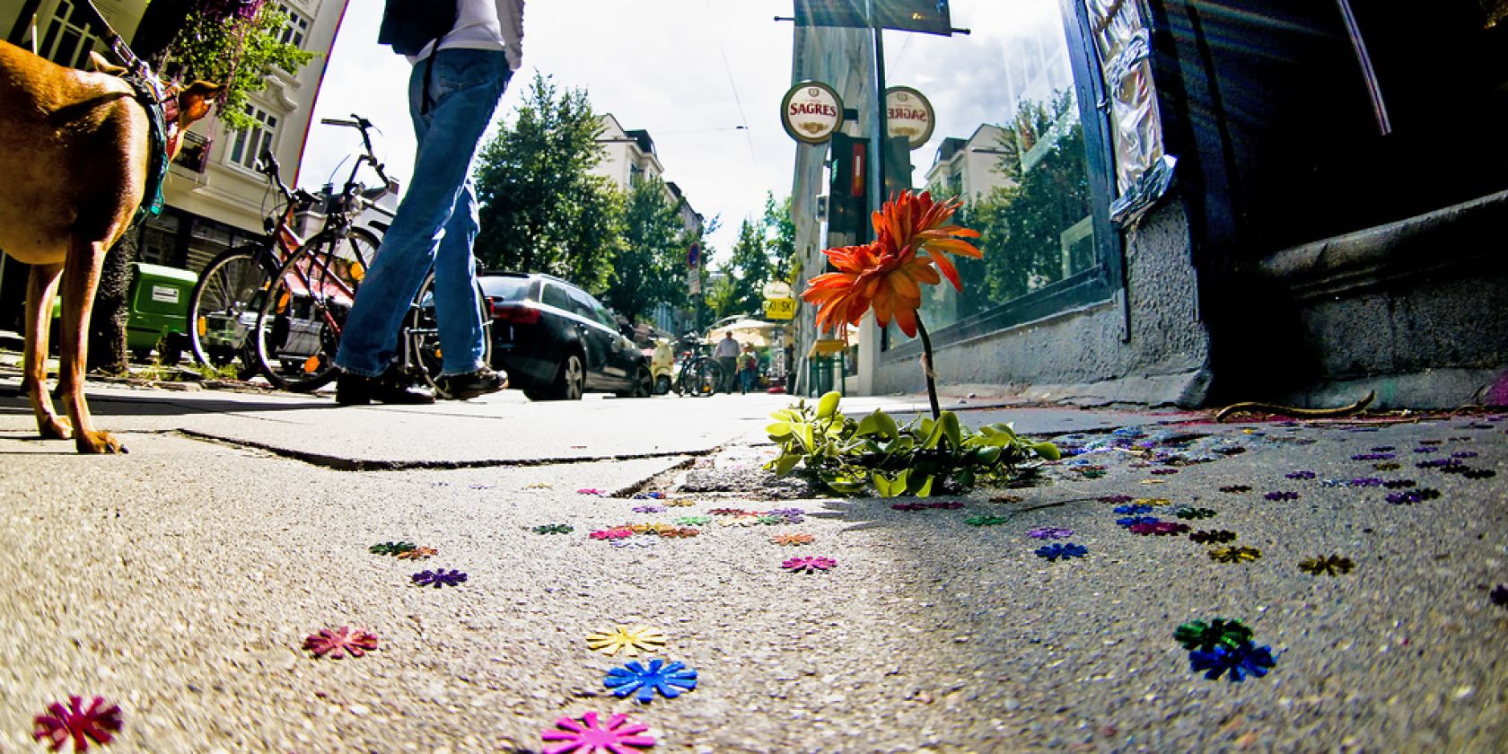 Lange Reihe Stra&szlig;enszene, Stadtteilf&uuml;hrung St. Georg, &copy; Matthias Kr&uuml;ttgen