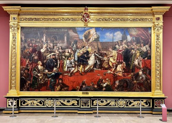 Jan Matejko, Preußische Huldigung, 1882 (Monumentalgemälde Nationalmuseum Krakau), © CC BY-SA 4.0 Chris Olszewski