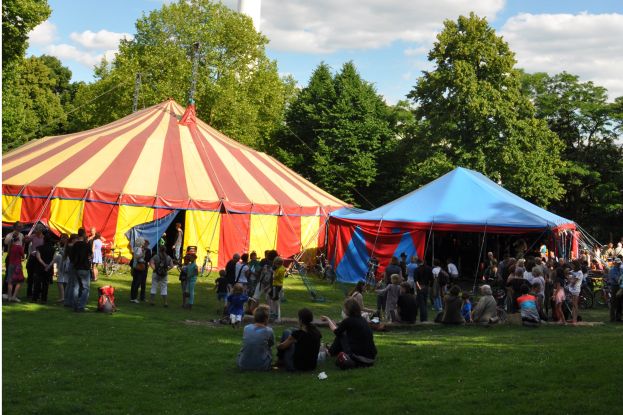 Das Bajazzozelt im Sternschanzenpark, © Carmen Jopek