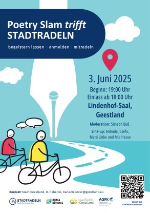 Poetry Slam trifft STADTRADELN, © Stadt Geestland