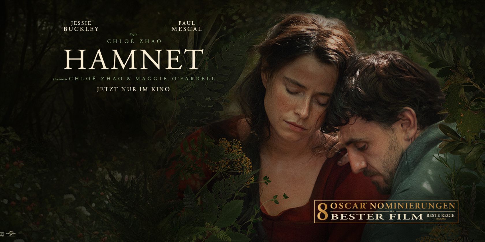 Eulenspiegelkino "HAMNET" beim Augustinum M&ouml;lln, &copy; Universal Pictures / Focus Features