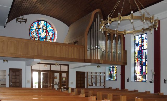 Orgel, Kirchraum, &copy; Kath. Kirche St. Marien Wedel