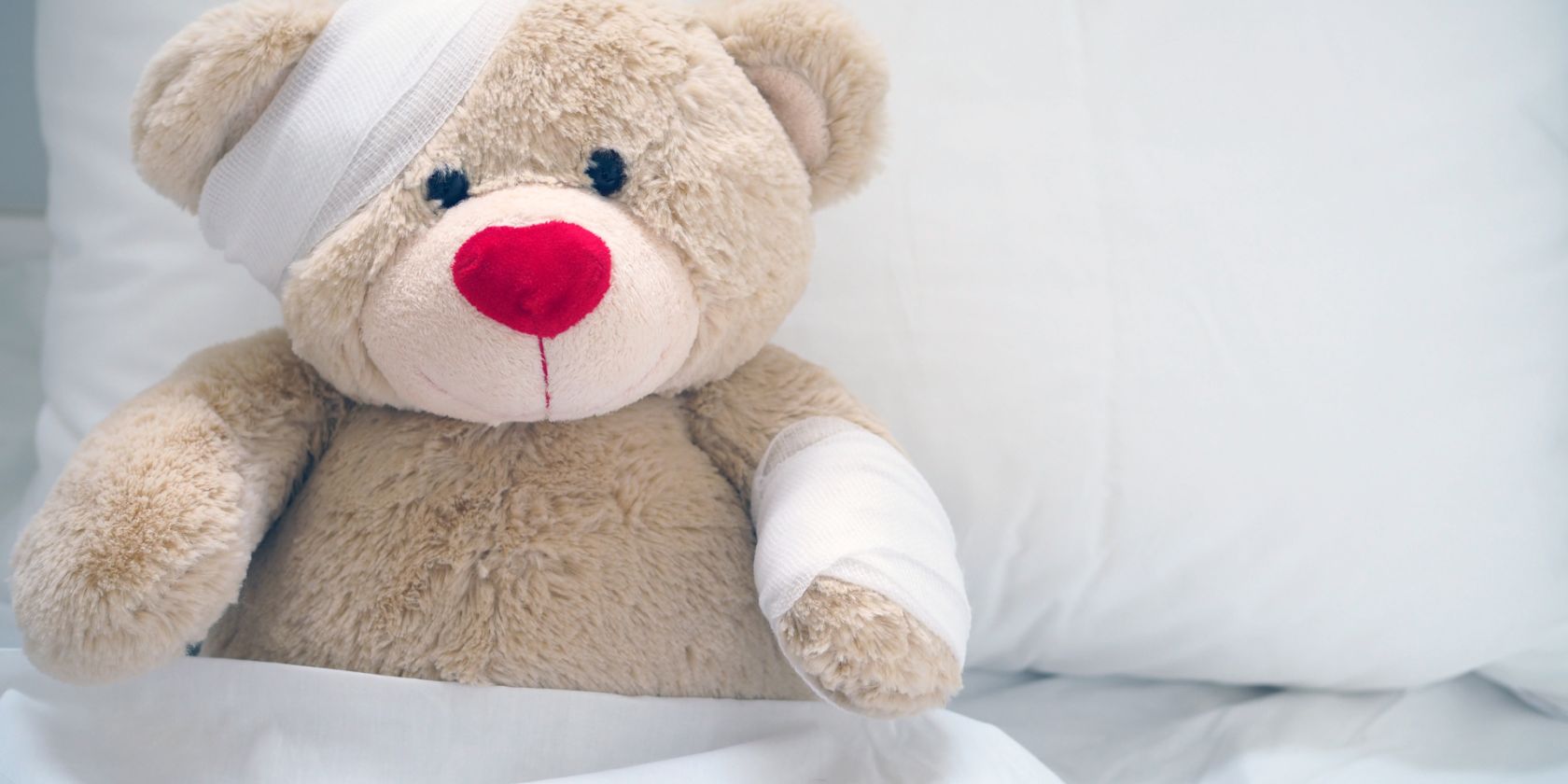 Teddyklinik auf dem Markt am Rathaus