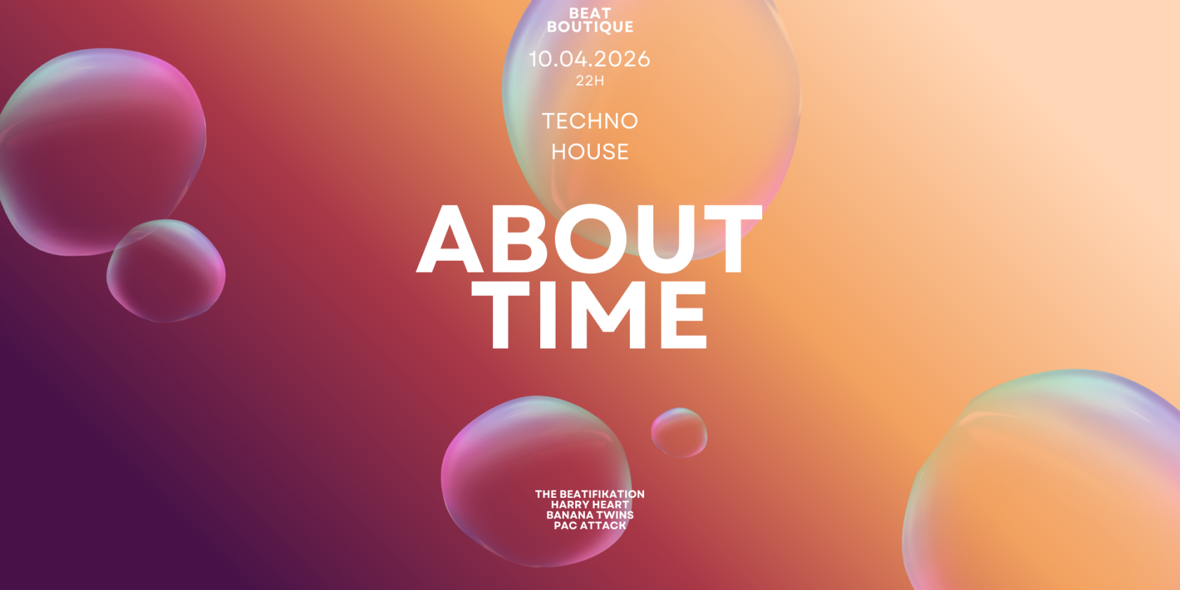 Flyer der Veranstaltung, &copy; Beat Boutique