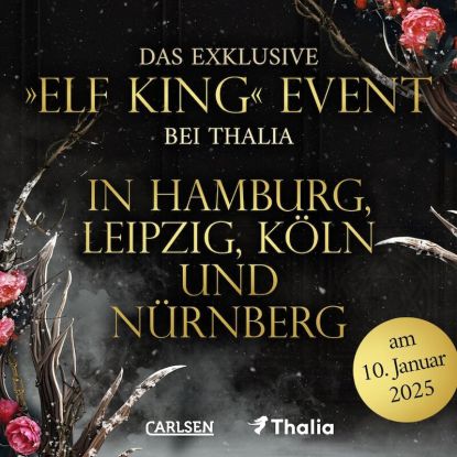 Feiert mit uns Book Birthday zu Elise Kovas "Deal with the Elf King", Quelle: Reservix